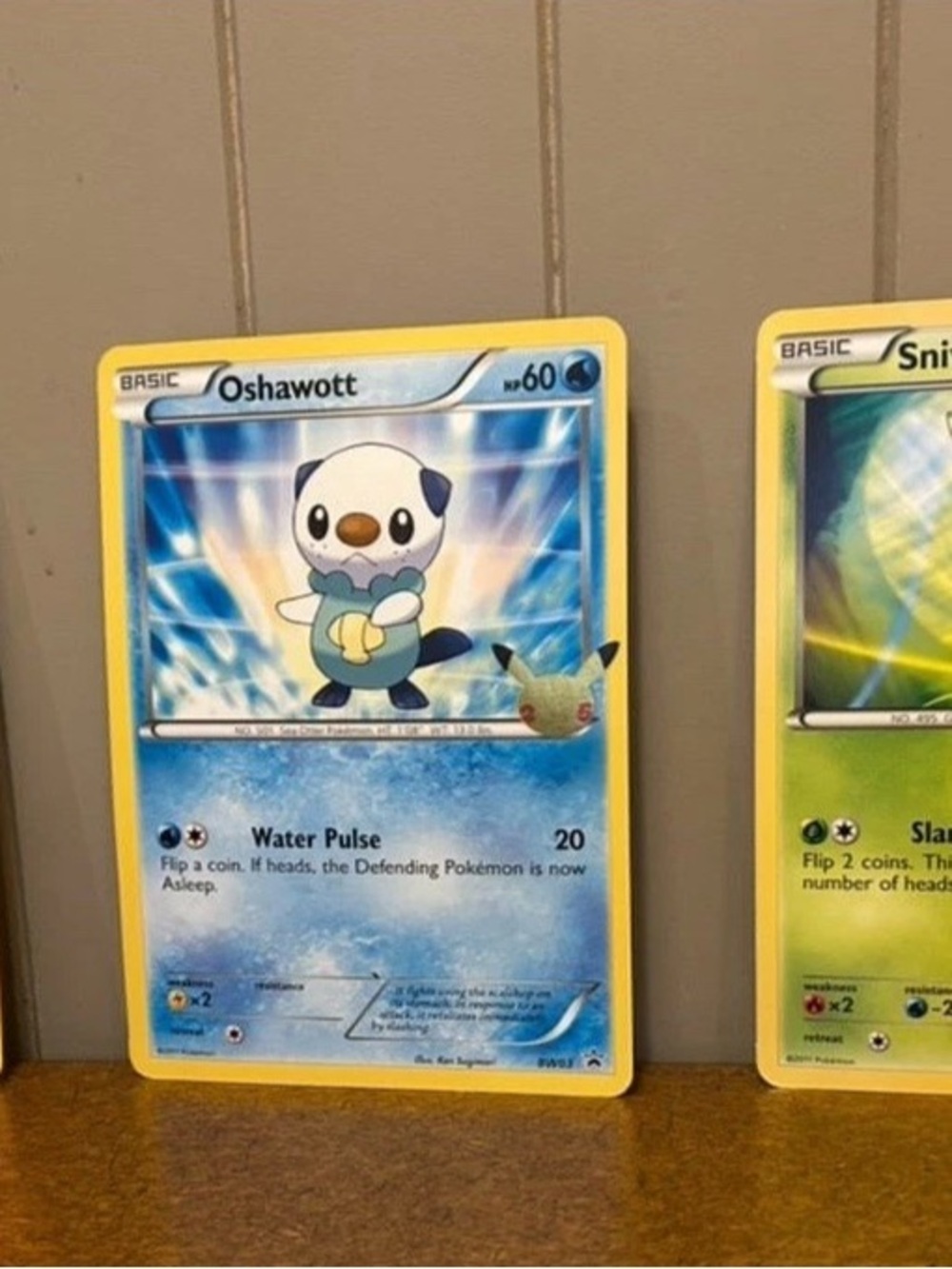 Pokemon Jumbo Cards from the 2021 McDonald's 25th Anniversary promotion.